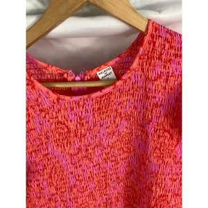 NWT Melrose & Market Floral Smocked Dress Pink Size 2X thumbnail 5