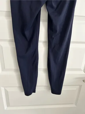 Quince Navy Blue Leggings Size M thumbnail 7