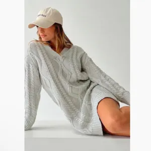 Princess Polly Small/Medium NEW Cavanaugh Sweater Collar Dress Grey Thick Preppy thumbnail 5