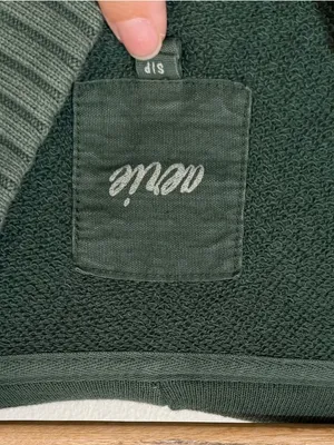 Aerie Down To Earth Henley Hoodie Oversized Fleece Green Size Small Oversized thumbnail 3