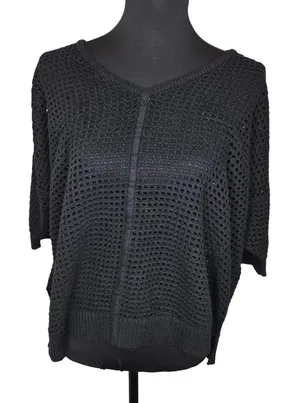 Ann Taylor Black‎ Knit Top thumbnail 1