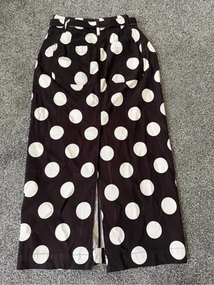 Maeve Colette Belted Polka Dot maxi skirt thumbnail 5