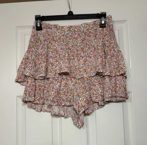 Altar'd State Floral Skort thumbnail 1