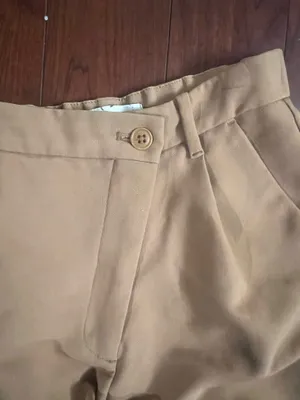 Tan Abercrombie & Fitch Crossover Dress Pants thumbnail 3