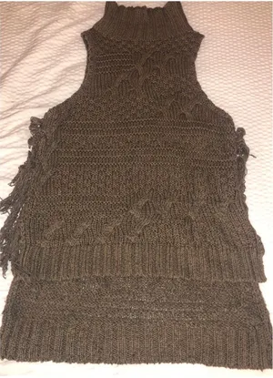 Free People‎ Sleeveless Turtleneck Sweater thumbnail 1