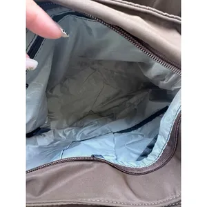 AmeriBag Zena Chocolate Brown Nylon Integrated Organizer Hobo Shoulder Bag thumbnail 7