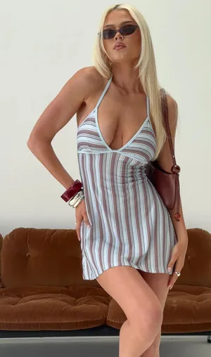Princess Polly Mishie Halter Dress thumbnail 1
