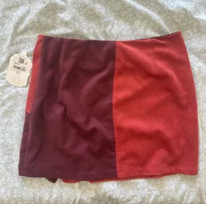 Altar’d State Red Suede Skirt thumbnail 3