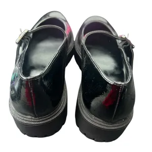 Mix No. 6 black Patent Mary Jane Lugged Shoes 7.5 thumbnail 4