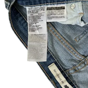 Levi's 505 Straight Leg Jeans Women’s Size 6 Short Blue Raw Hem thumbnail 7
