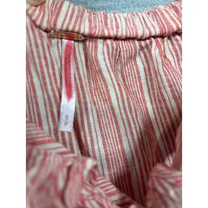 Free‎ People Hello There Beautiful Off Shoulder Striped Top Linen Blend thumbnail 4