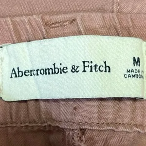 Abercrombie & Fitch Tan High Rise Front Pleated Wide Leg Career Dress Pants Sz M thumbnail 4