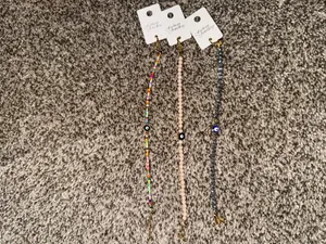 Evil Eye Seed Bead Bracelet Set of 3 thumbnail 3