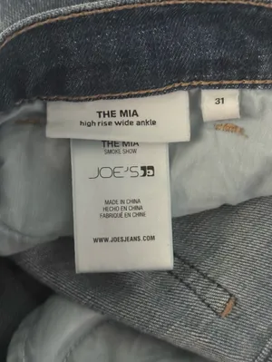 Joe’s Jeans The Mia High Rise Weightless Wide Leg Ankle Jeans in Smoke Show thumbnail 4