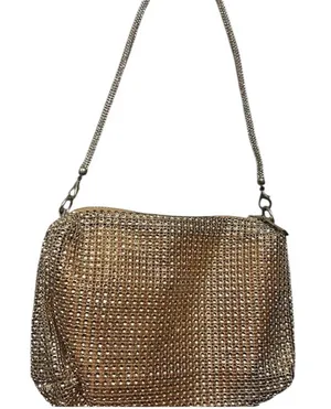 Madden Girl Gold Sequin Glitter Mini Shoulder Bag thumbnail 1