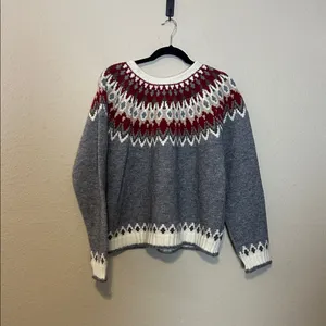 Hunter‎ Sweater Jacquard Crewneck Sweater Size XL NWT thumbnail 6