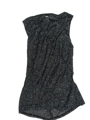 DKNY Black One-Shoulder Polka Dot Top thumbnail 2