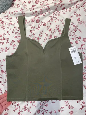Abercrombie Green Tank thumbnail 1