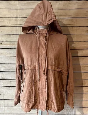 Lucky Brand Zipper Utility Jacket In Rose thumbnail 1