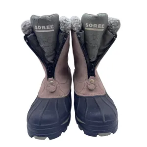 Women's Sorel Ellesmere Brown Suede Waterproof‎ Winter Boots Taupe Size 6 thumbnail 2