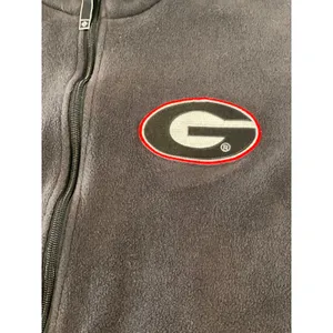 Columbia Georgia Bulldogs Fleece Vest Size L Black NCAA Embroidered Logo thumbnail 2