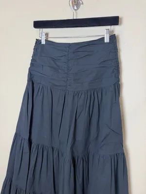 Rails Agatha Skirt Tiered Ruched Waistband Black Size XS thumbnail 9