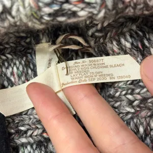 NEW Matilda Jane Evening Stroll Cotton Blend Turtleneck Poncho Sweater XS/S thumbnail 7