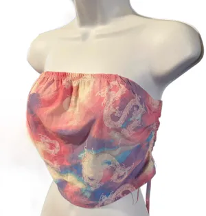 cult favorite Dragon Pastel Tube Top Size Large thumbnail 2
