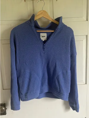 Aerie Cropped Quarter-Zip thumbnail 1