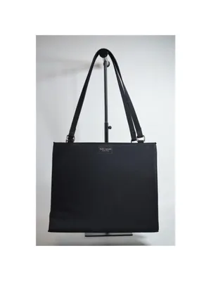 Kate Spade Sam Icon Nylon Vtg. Shoulder Bag with B/W Gingham Interior thumbnail 2