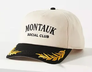 Anthropologie American Needle MONTAUK Embroidered Cotton Adjustable Logo Hat thumbnail 1