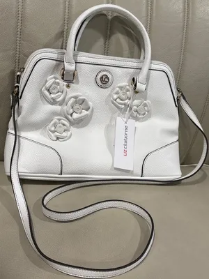 Liz Claiborne Nayla Dome Satchel Handbag in White New Womens Tote Bag Purse thumbnail 5