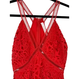 NWT ASTR the Label Lattice Inset Sleeveless Lace Fit & Flare Mini Dress Sz Small thumbnail 6
