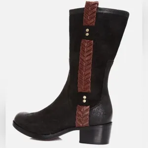 Ugg Jaspan leather suede boots brown black winter spring thumbnail 1
