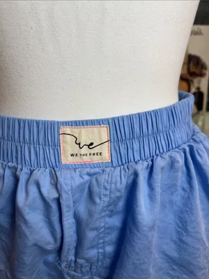 We The Free Light Blue day to day solid boxers size small. thumbnail 3