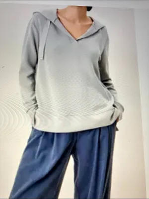 grey & gray Hooded Pullover New Size XL thumbnail 3