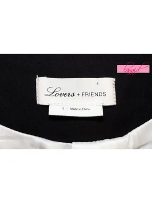 Lovers Friends Lucca Jacket Black White Metallic Sparkly Plaid Tweed Blazer Coat thumbnail 8