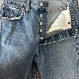Like New Agolde 90’s pinch waist distressed jeans thumbnail 8