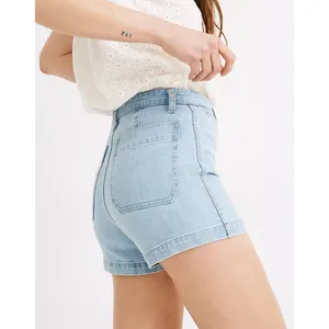 Madewell High Rise Rosewell Wash Emmett Jean Shorts Size 32 thumbnail 7