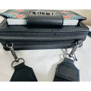 Ed Hardy NWT Y2K Tattoo Rose Crossbody Wallet Purse Wristlet Convertible 3-In-1 thumbnail 10