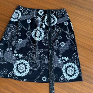 90s Vintage Rag Midi Skirt XL Floral Grunge Fairy Whimsigoth Y2K Ren Faire Beach thumbnail 13