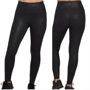 NWT CALIA by Carrie Underwood Women's S Power Sculpt Faux Leather Leggings thumbnail 2