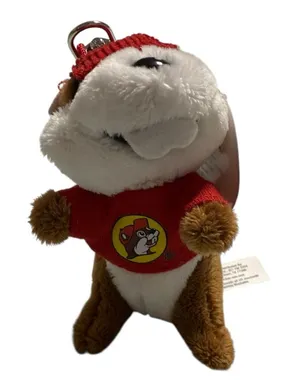 Buc-ee’s Beaver Plush Keychain Clip Mascot Stuffed Animal Toy NWT Bag Charm thumbnail 1