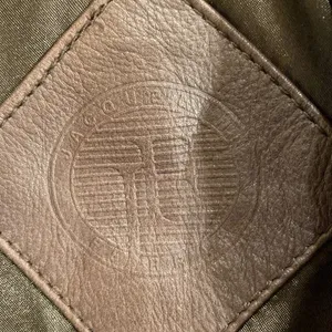 Jacqueline Ferrar VTG Sz Small Chocolate Brown Leather Trench Coat thumbnail 6