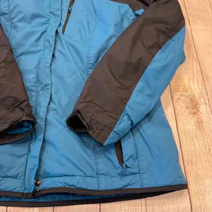 Columbia Interchange 3-in-1 Jacket Womens Large Blue Black Fleece Liner XL7628 thumbnail 2