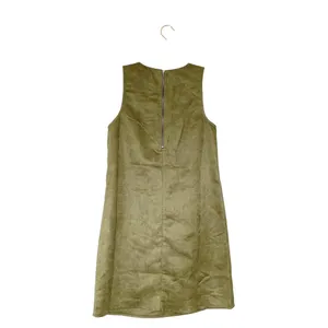 GB Gianni Bini Shift Dress Size Small Green Faux Suede Sleeveless Mini Size S thumbnail 3