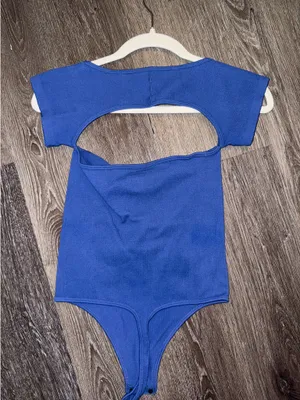 Pretty Little Thing Bodysuit Blue thumbnail 4