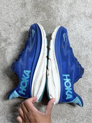Hoka One One Women’s Clifton 9 Sneaker Shoes Running in Evening Sky Blue 10B thumbnail 8