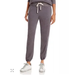 Sundry Women’s Small Jogger Sweatpants Vertical‎ Rainbow Side Stripe Travel thumbnail 2