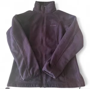 Columbia Women's Benton Springs Full Zip Fleece Jacket in Dark Purple Sz M thumbnail 1